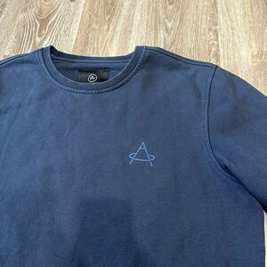 Classic Navy Crewneck Sweater by Aether